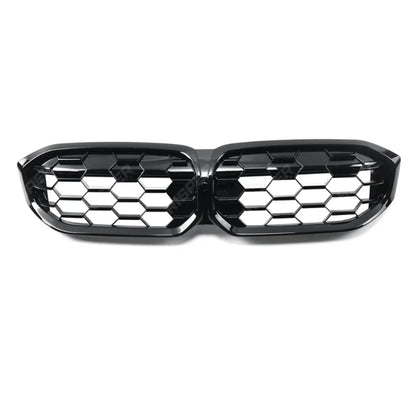 Honeycomb Front Grille in Gloss Black For Bmw G20/G21 3 Series LCI