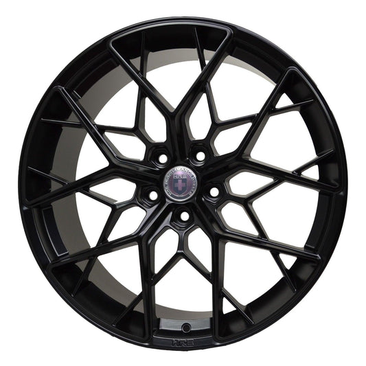 HRE 20 Inch - 5x114.3 Tesla Alloy Wheels Satin Black 20x8.5 Spider Spoke - TMC Motorsport