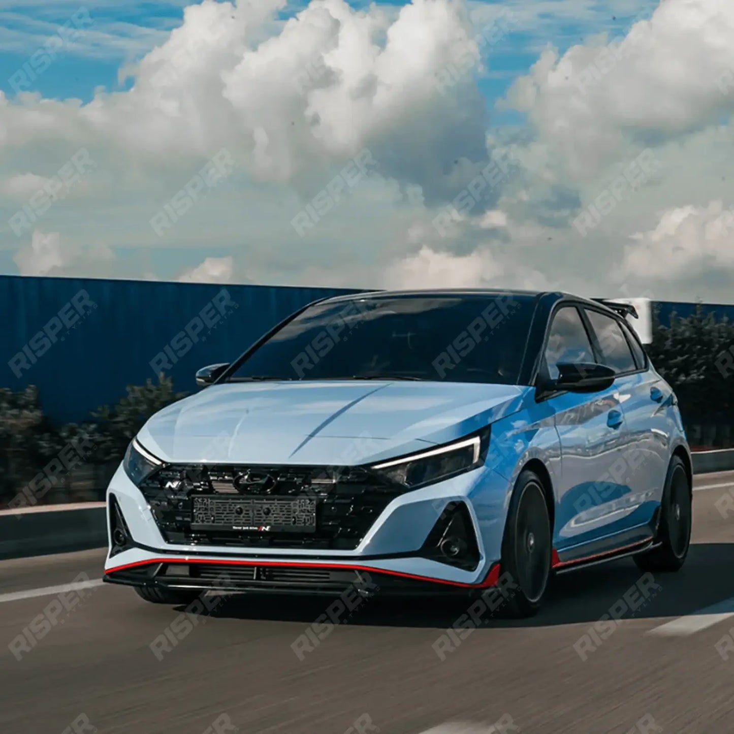 Hyundai I20 N Mk3 2020+ Aero Body Kit In Gloss Black