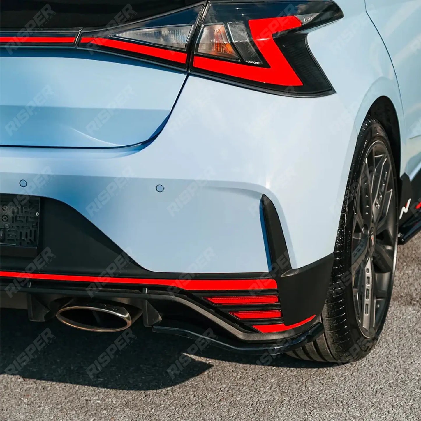 Hyundai I20 N Mk3 2020+ Aero Body Kit In Gloss Black