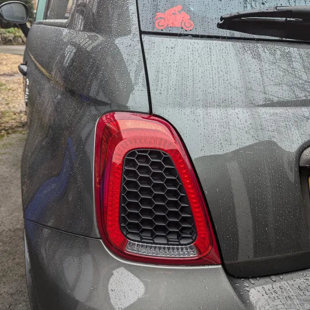 Abarth 595/695 Rear Reflectors & Taillights Honeycomb Inserts / Louvers By Car Sketch - TMC Motorsport