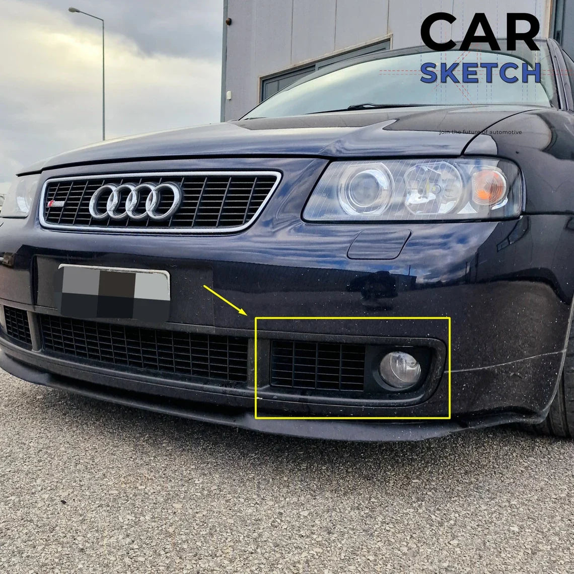 Audi S3 8L Front Bumper Grilles * 8L9 807 681  - 8L9 807 682 *