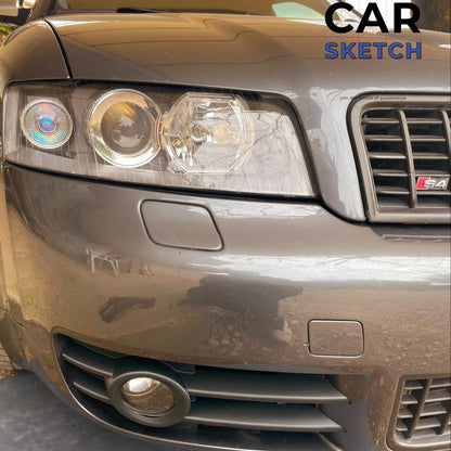 Audi S4 B6 Front Lower Side Grilles * 8E0 807 681 B - 8E0 807 682 B *