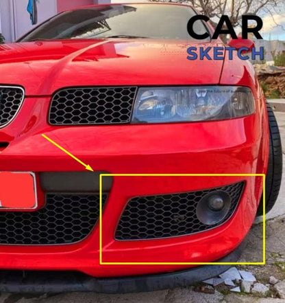 Seat Leon 1M Cupra Front Bumper Grilles * 1ML 853 665 79Y - 1ML 853 666 79Y *