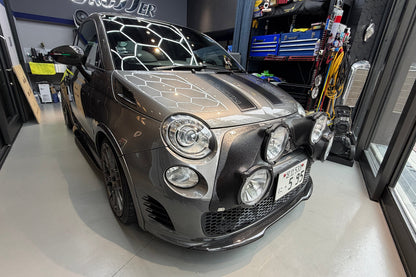 Abarth 500 Series 3 R3T Carbon Rally Pod Lights - Cadamuro