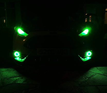 CEUK Demon Beam™ RGB LED Headlight & Fog Light – 6000K + Bluetooth RGB Control