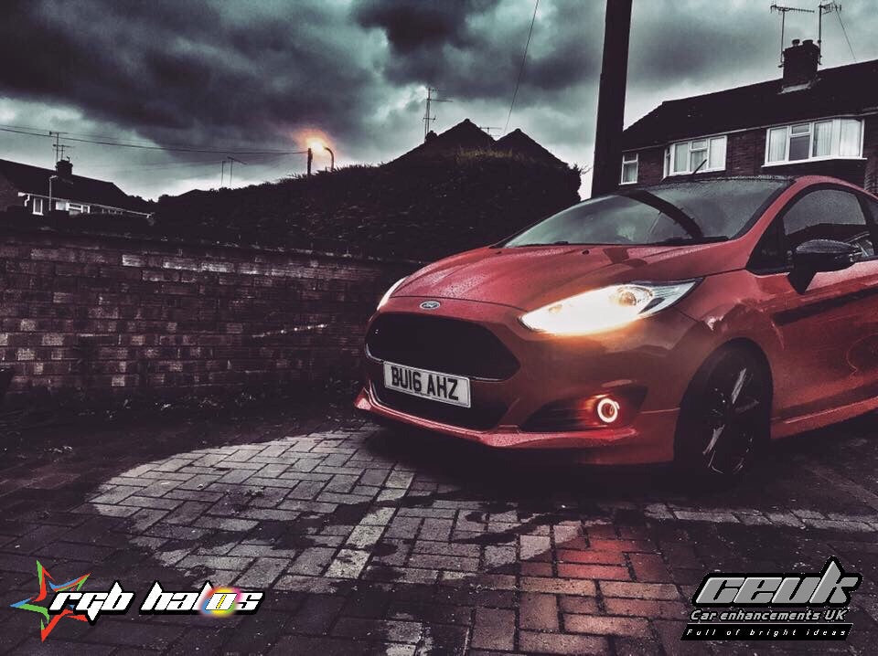RGB Halo Fog Light Rings – 70mm/60mm App Controlled | CEUK