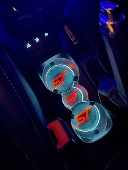 MK7 Fiesta (PRE FACELIFT) - Cup Holder Inserts With Logo