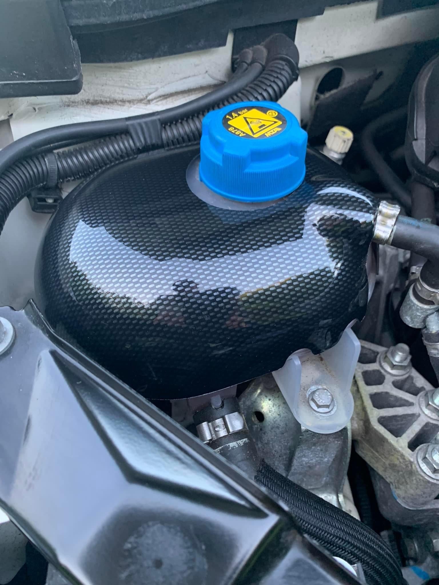 TMC Motorsport by Paintmodz Coolant Tank Cover for Abarth 500 / 595 / 695 - Abarth Tuning