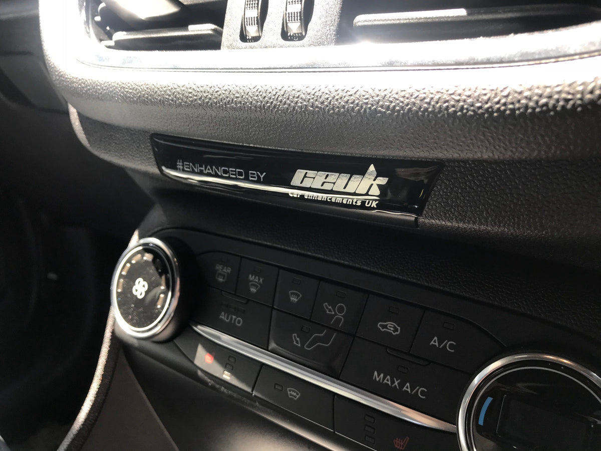 MK8 Fiesta Passenger Airbag Light Gel Overlay | “Enhanced by CEUK” Badge