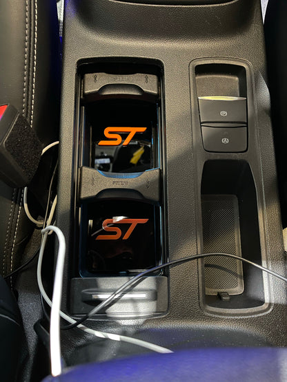 MK4 Focus - Cup Holder Inserts With Logo