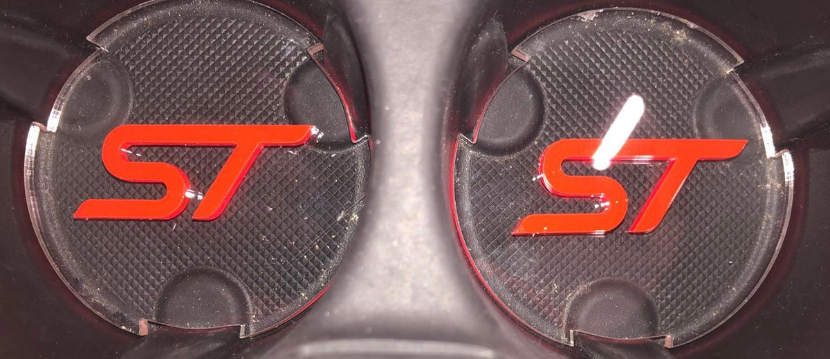 MK3 Focus Cup Holder Insert (Pre-Facelift) | ST/ST-Line Logo | CEUK