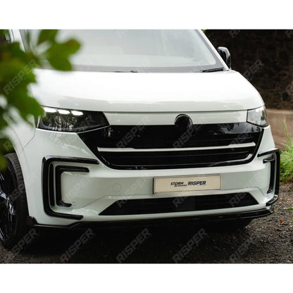 Inner Canard Loops In Gloss Black For Volkswagen Transporter T7 2025 on