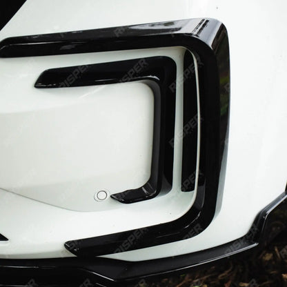 Inner Canard Loops In Gloss Black For Volkswagen Transporter T7 2025 on