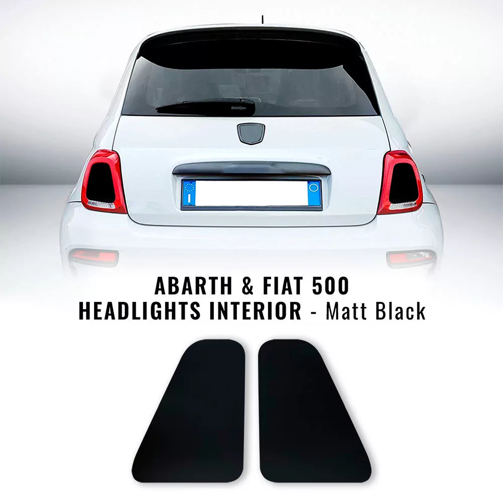 Abarth 595/695 Series 4 Cars Only Central Tail Light Stickers - Pair - Abarth Tuning