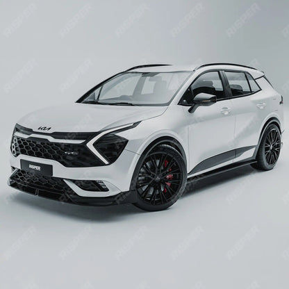 Kia Sportage MK5 GT Line 2021-2025 Front Splitter Lip In Gloss Black