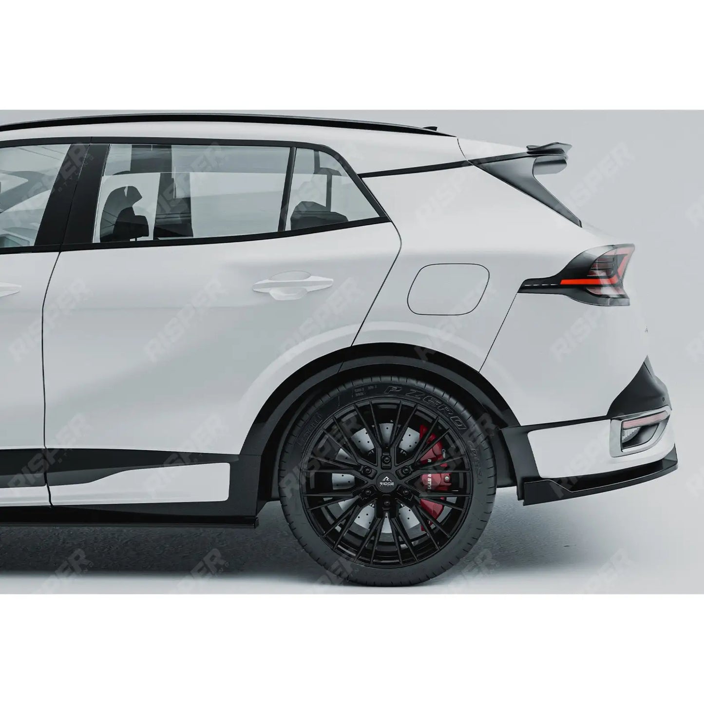 Kia Sportage MK5 GT Line 2021-2025 Rear Spoiler In Gloss Black