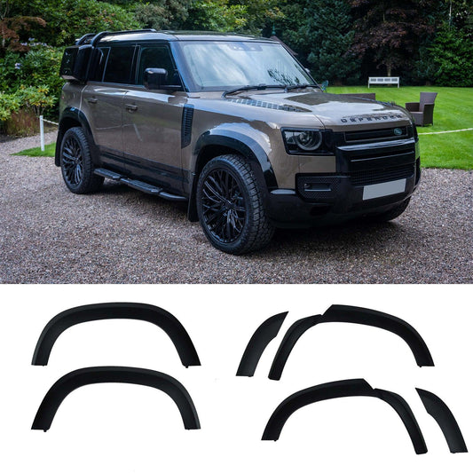 Land Rover Defender 110 2020 Genuine Gloss Black Wheel Arch Kit - TMC Motorsport