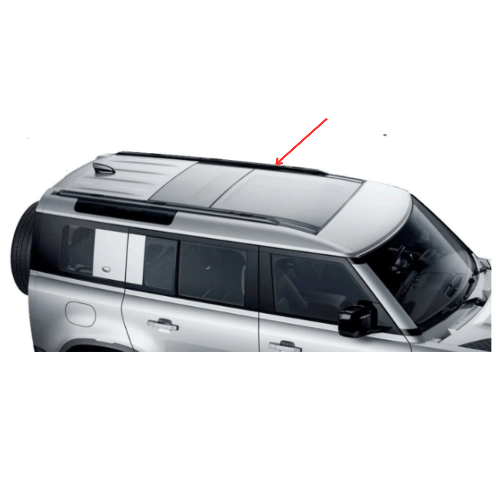 Land Rover Defender 110/130 L663 2020 On OE Style Roof Rail “ Pair “ in Black - TMC Motorsport