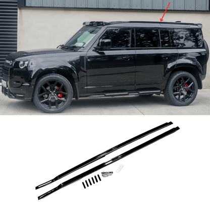 Land Rover Defender 110/130 L663 2020 On OE Style Roof Rail “ Pair “ in Black - TMC Motorsport