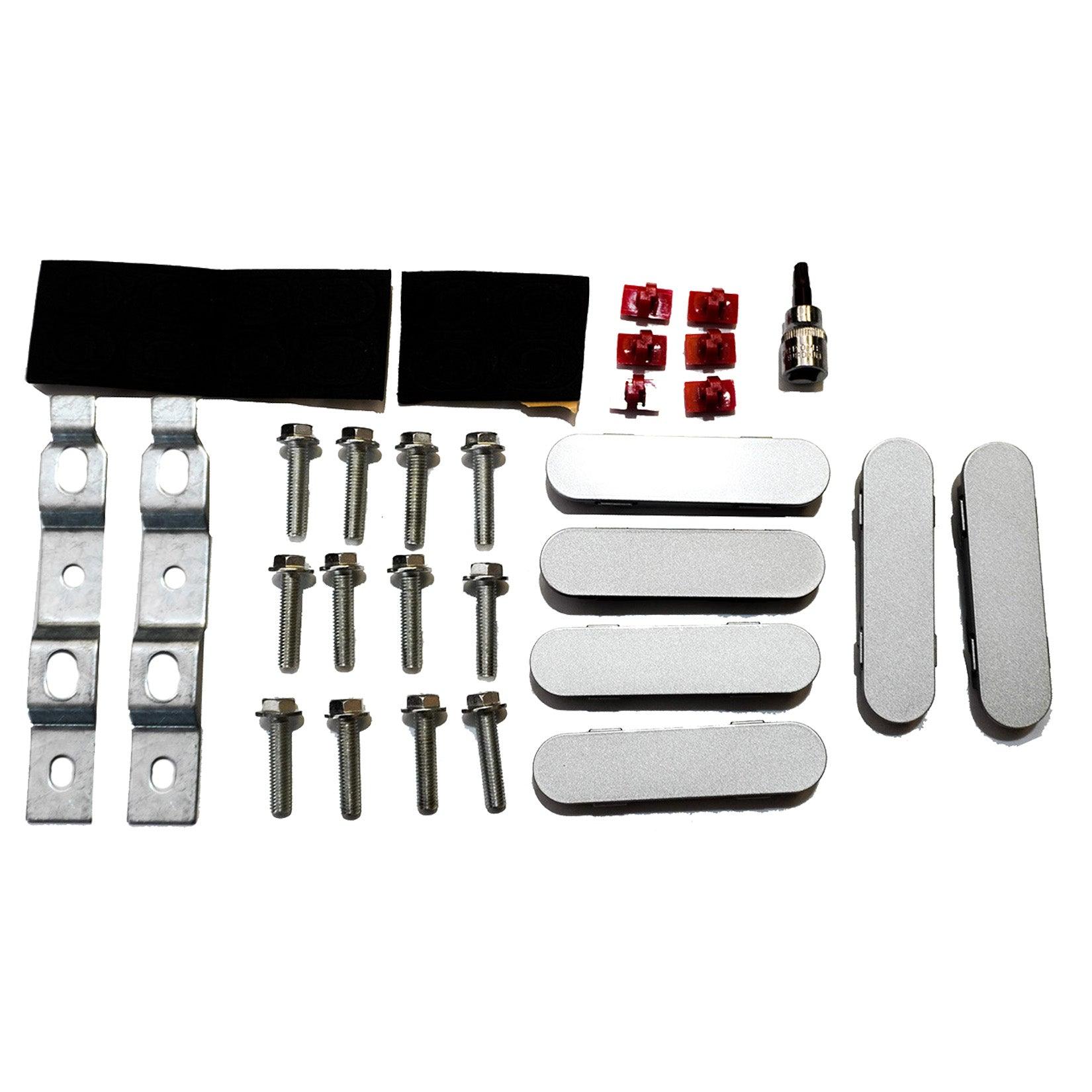 Land Rover Defender 110/130 L663 2020 On OE Style Silver Roof Rail Pair - TMC Motorsport