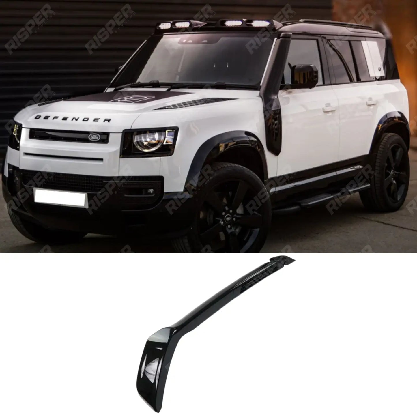 Land Rover Defender 90 & 110 L663 2020 On OEM Style Off-Road Snorkel – Gloss Black