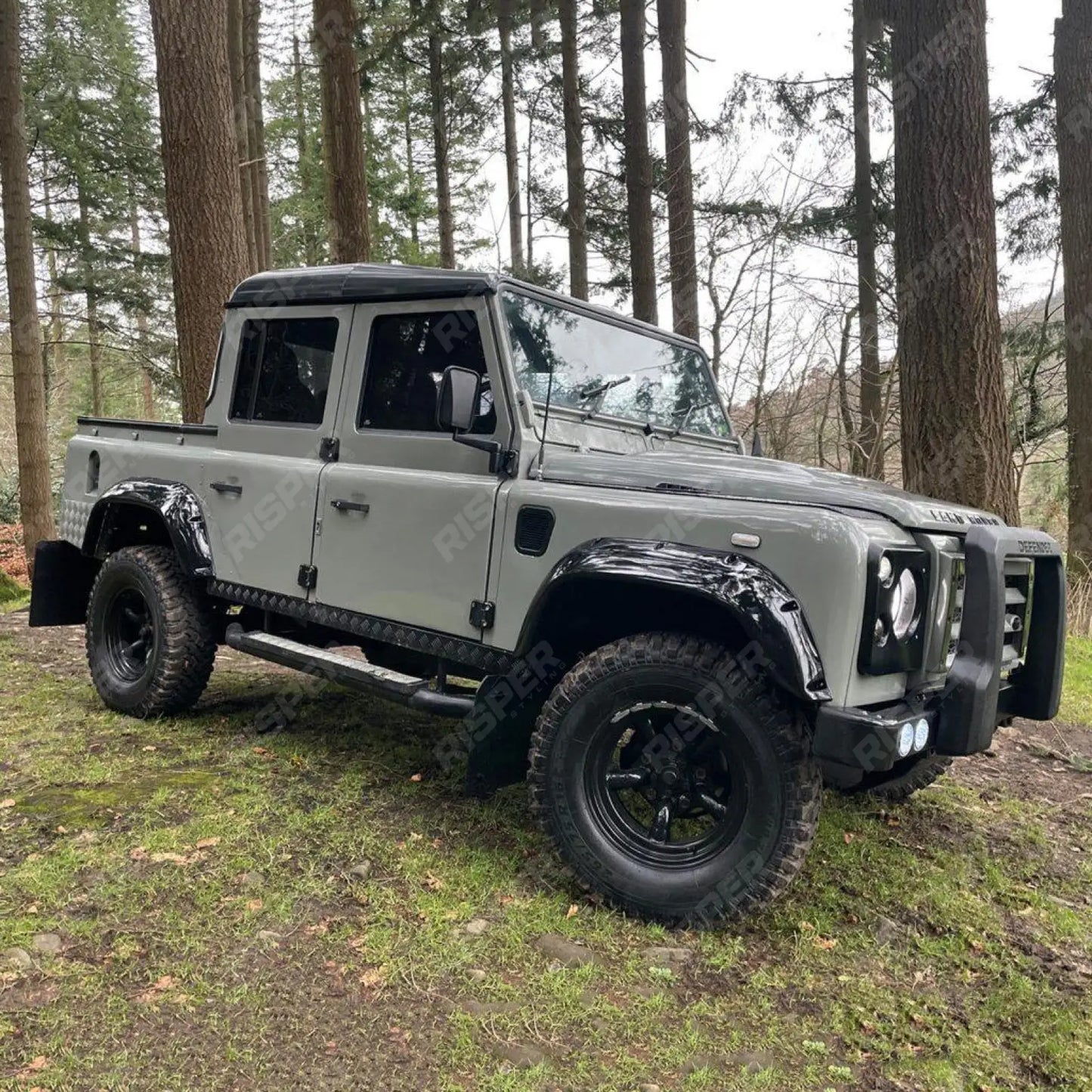 Land Rover Defender 90 110 Wheel Arch Kit Gloss Black Set Of 4