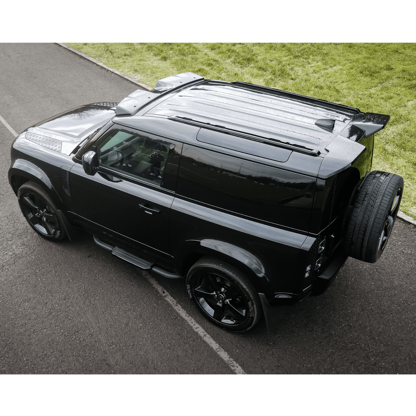 Land Rover Defender 90 L663 2020 On OE Style Gloss Black Roof Rails - TMC Motorsport