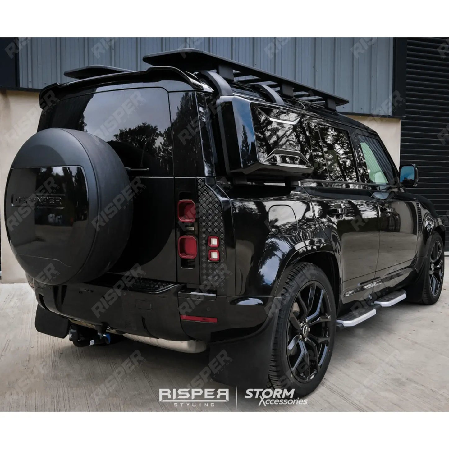 Land Rover Defender L663 110//90 2020 On - Full Exterior Front & Rear Black Pack 007