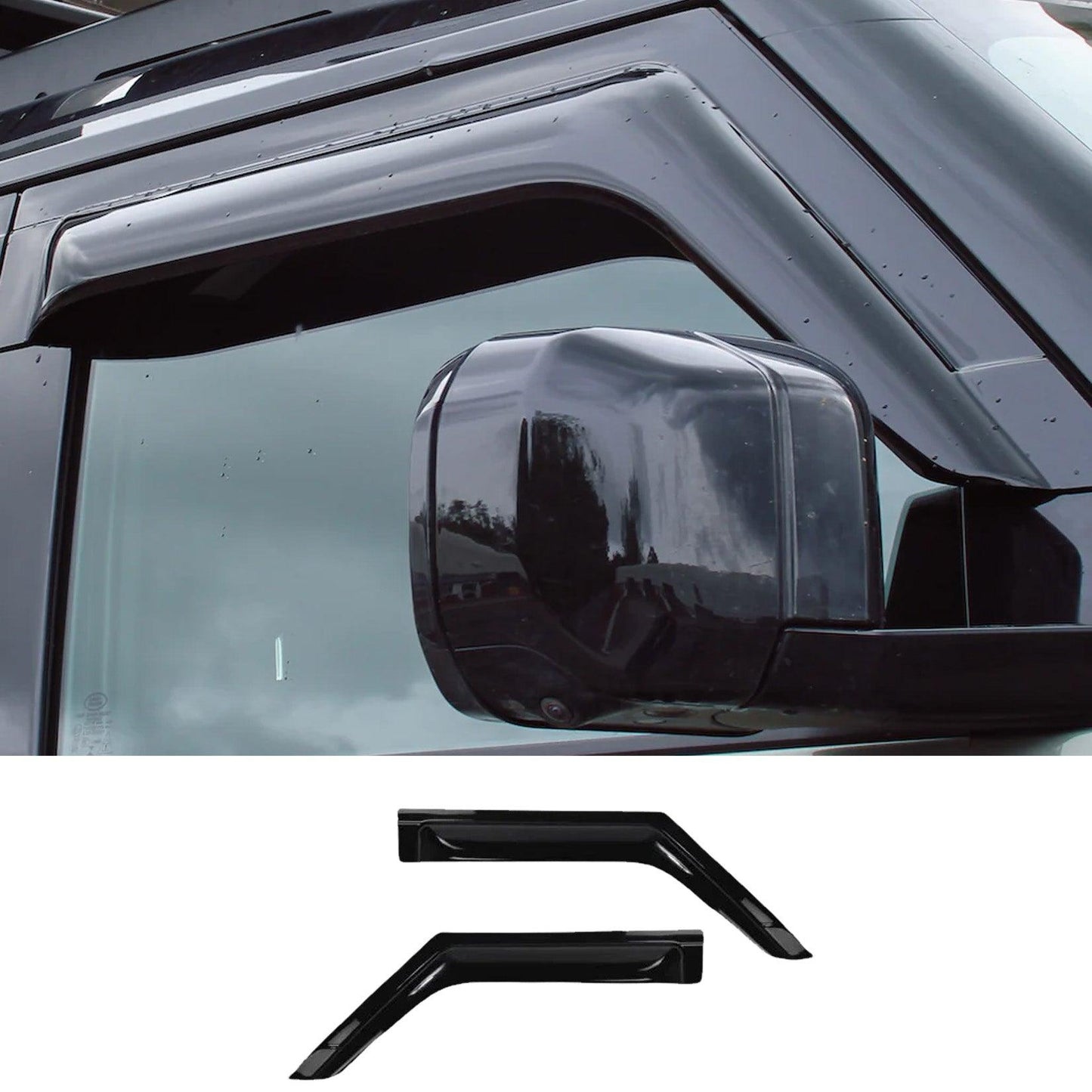 Land Rover Defender L663 2020+ 90 2pc STX Wind Deflectors - External Fit - TMC Motorsport
