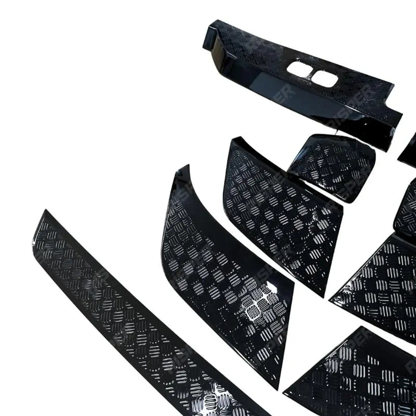 Land Rover Defender L663 2020 On Anti-Scratch Protective Trim Set - In Gloss Black