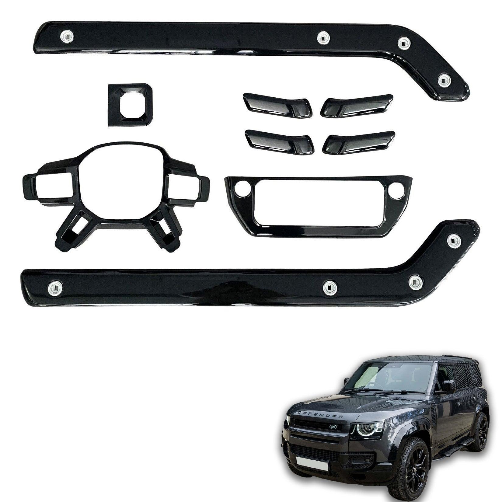Land Rover Defender L663 2020 On Gloss Black Interior Trim Kit - TMC Motorsport