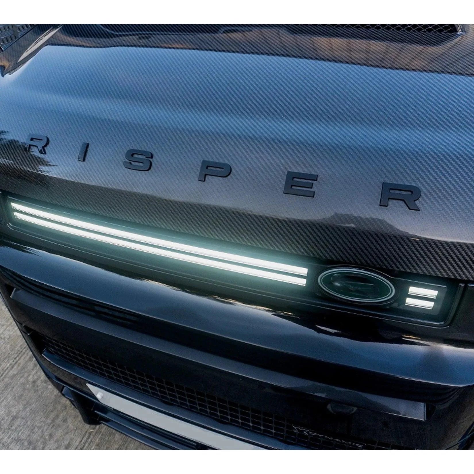Land Rover Defender L663 2020 On LED Dynamic Front Grill - Gloss Black - TMC Motorsport