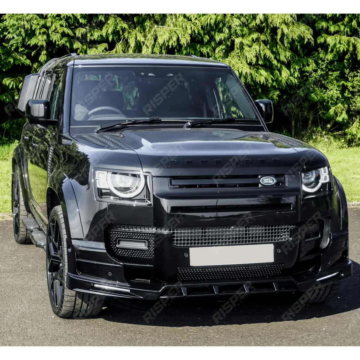 Tmc Racing Defender Land Rover Defender L663 2020 On - V2 Front Bumper Splitter With Led's ...
