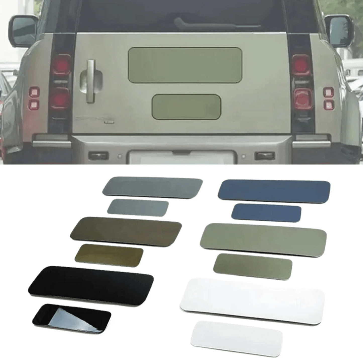 Land Rover Defender L663 90 /110 / 130 2020 Onward - Spare Wheel Cover Removal Plate - Colour Coded - TMC Motorsport