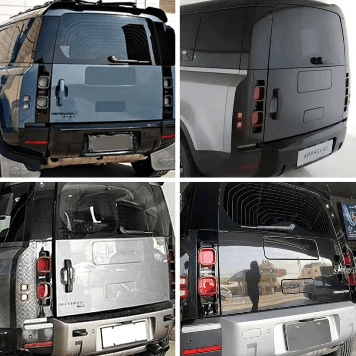 Land Rover Defender L663 90 /110 / 130 2020 Onward - Spare Wheel Cover Removal Plate - Colour Coded - TMC Motorsport