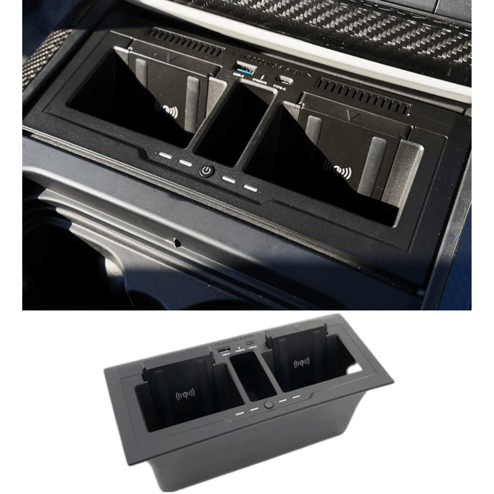 Land Rover Defender L663 90 / 110 / 130 2020 Onward Wireless Charging Box - TMC Motorsport