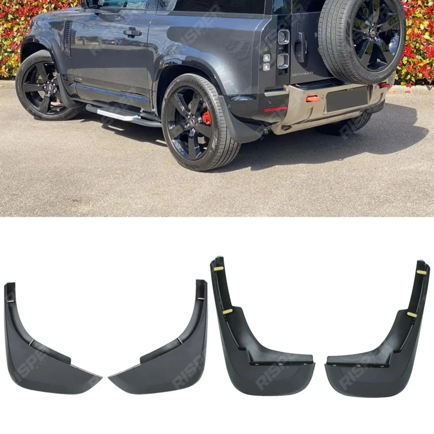 Land Rover Defender L663 90 & 110 2020 OEM Style Standard Mud Flaps