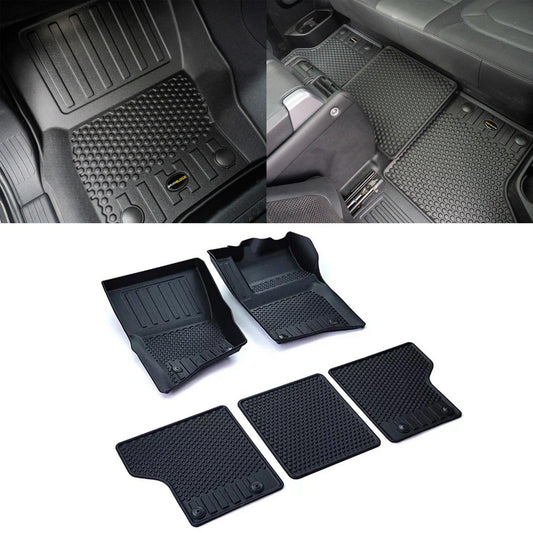 Land Rover Defender L663 90 2020 Onward - Mud Block Floor Mats Full Set - TMC Motorsport