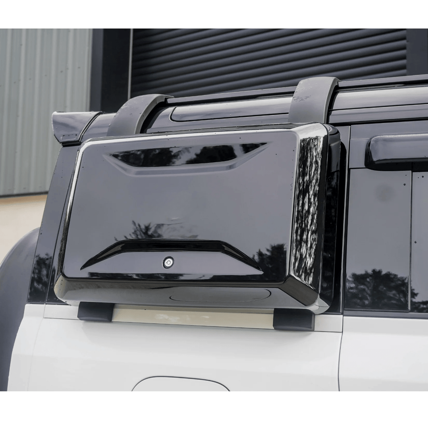 Land Rover Defender L663 90/110/130 2020 On OEM Style Side Storage Box - in Gloss Black - TMC Motorsport