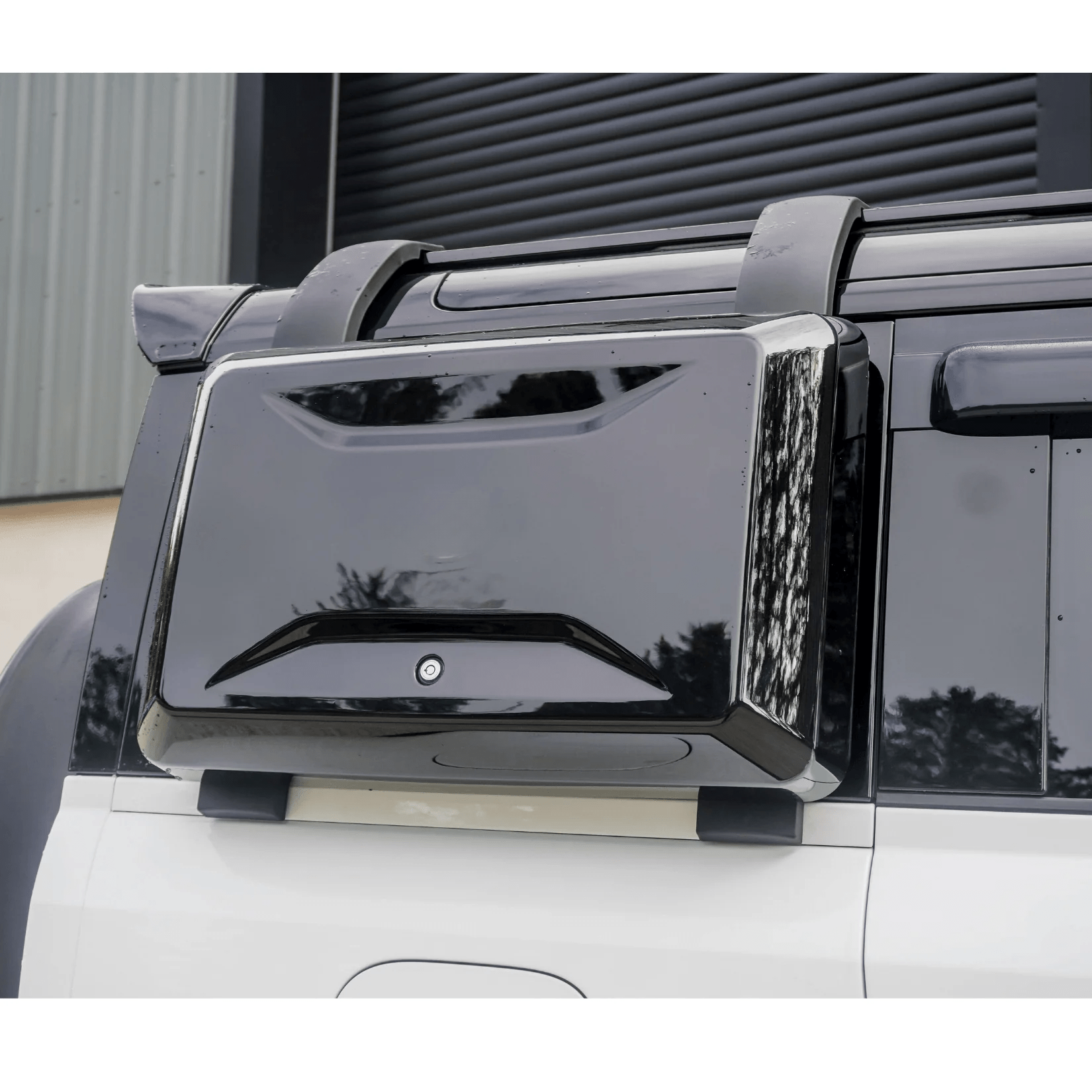 Land Rover Defender L663 90/110/130 2020 On OEM Style Side Storage Box - in Gloss Black - TMC Motorsport