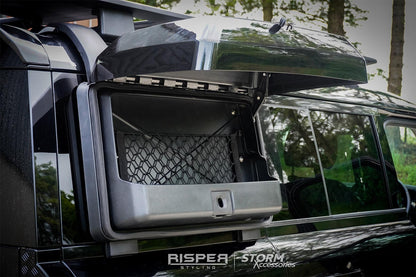 Land Rover Defender L663 90/110/130 2020 On OEM Style Side Storage Box - in Gloss Black - TMC Motorsport