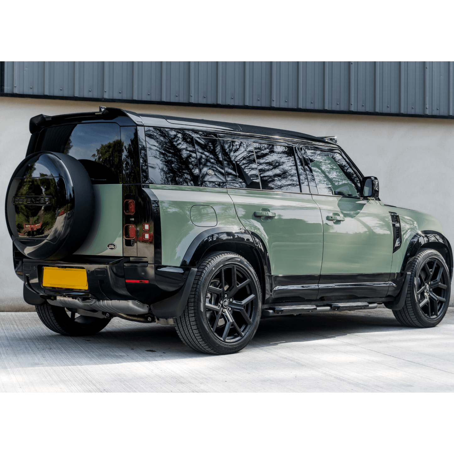 Land Rover Defender L663 90/110/130 2020+ Rear Spoiler V.2 In Gloss Black - TMC Motorsport