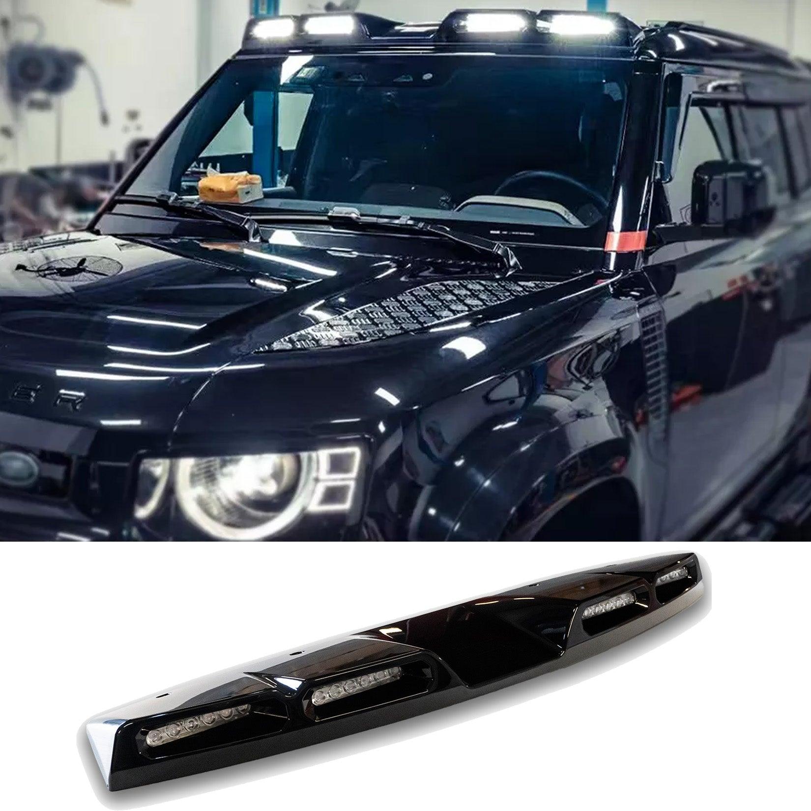 Land Rover Defender L663 90/110/130 2020+ Roof Light Pod V2 In Gloss Black - TMC Motorsport