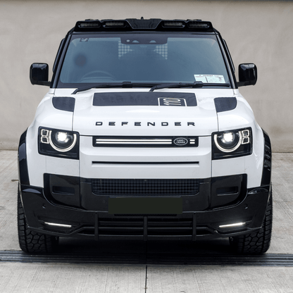 Land Rover Defender L663 90/110/130 2020+ Roof Light Pod V2 In Gloss Black - TMC Motorsport
