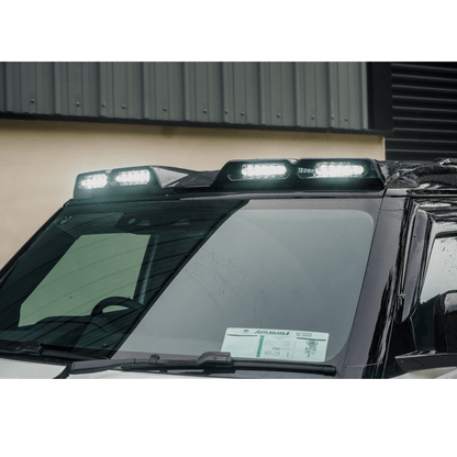 Land Rover Defender L663 90/110/130 2020+ Roof Light Pod V2 In Gloss Black - TMC Motorsport