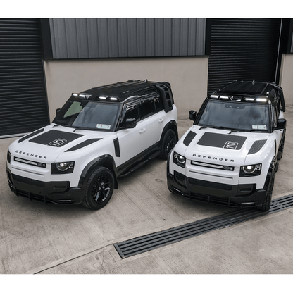Land Rover Defender L663 90/110/130 2020+ Roof Light Pod V2 In Gloss Black - TMC Motorsport