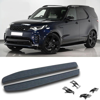 Land Rover Discovery 5 2017 Onward OEM Style Side Steps Running Boards “ Pair “ Black/Silver - TMC Motorsport