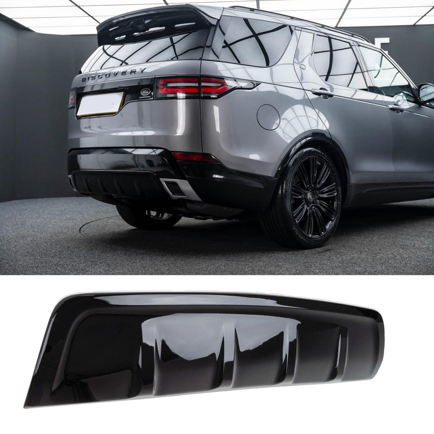 Land Rover Discovery 5 Rear Bumper Tow Eye Cover - Gloss Black - TMC Motorsport