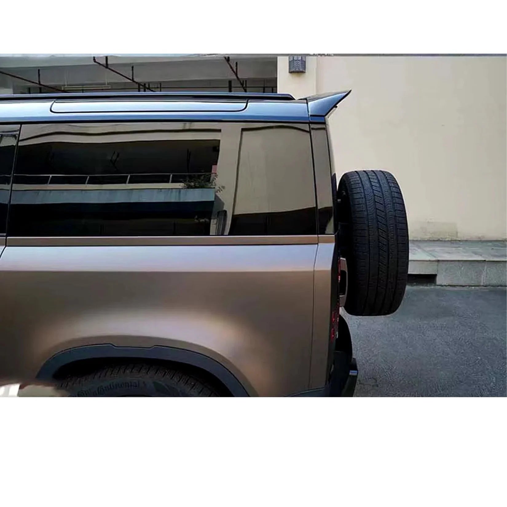 Landrover Defender L663 2020 ON - Rear Spoiler V.3 - Gloss Black - TMC Motorsport